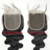Luwigs Transparent Lace 5x5 Lace Closure Human Hair Body Wave with Baby Hair Bleached Knots Hairpieces